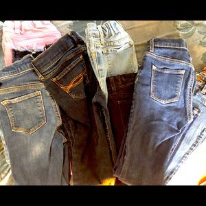 Girls jeans lot size 8
